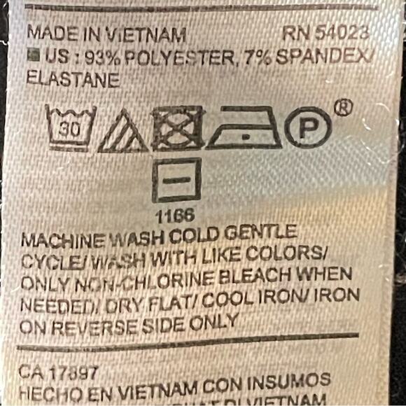 Old Navy black short sleeve soft stretchy blouse shirt top size medium M b27 - Picture 3 of 4